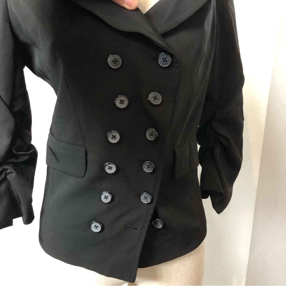 Laundry Double Breasted Soft Jacket With Ruched S… - image 4